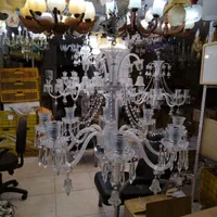 لوسترآویزدار شفاف طرح طبقات