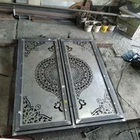درآسانسور خرپشته ورودی نرده حفاظ چهارچوب فلزی آهنی|لوازم سرویس بهداشتی|ری, صالح‌آباد شرقی|دیوار