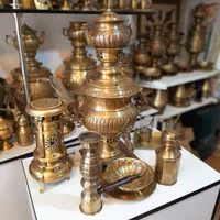 سماور ذغالی shikبرنجی زغالی منقل سماوری گازی