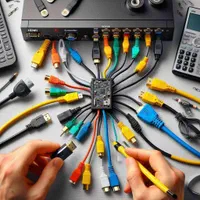 انواع کابل تلفن، دوربین ، شبکه HDMI،VGA،USB