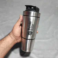 شیکر فلزی ورزشی بدنسازی دو تکه بلندر