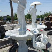 آبنما مجسمه دار بتن گلاس شیک باغی حیاطی ویلا|مصالح و تجهیزات ساختمان|کاشان, |دیوار