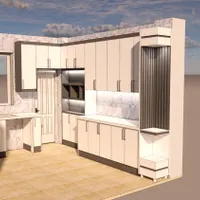 کابینت،طراحی 3D،کابینت ممبران،پلی اورتان،مدرن