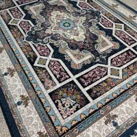 فرش زیبای دلاریس سرمه ای|فرش|ورامین, |دیوار