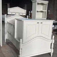 تخت خواب و سیسمونی کودک مدل بامبو|تخت و سرویس خواب|تبریز, |دیوار