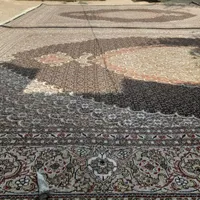 فرش دستبافت ریز ماهی جف 9متری به رنگ سرمه ای|فرش|اردبیل, |دیوار