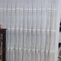 پرده گل پنبه ای