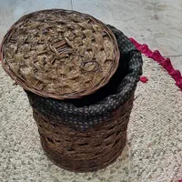 سبد لباس حصیری|صنایع دستی و سایر لوازم تزئینی|رشت, هلال احمر|دیوار