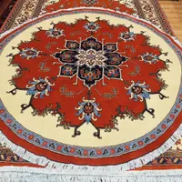 فرش دایره دستباف اردبیل نقشه هریس