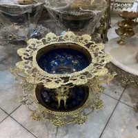 کاسه و بشقاب سرمه ای برنز|صنایع دستی و سایر لوازم تزئینی|کرج, المهدی|دیوار