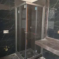 کابین دوش و پارتیشن حمام ریلی ترک رنگ کروم کد ۰۹۱|لوازم حمام|تهران, سلسبیل جنوبی|دیوار