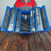 جعبه ابزار ۸۵تکه باس جعبه بکس جعبه آچار اصلی|ابزارآلات|شیراز, راهنمایی|دیوار