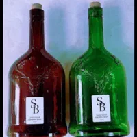 بطری شیشه ای گوزنی