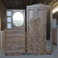 جا رختی کمد دراور اینه دار|جاکفشی، کمد، دراور|چهارباغ, |دیوار