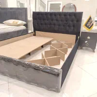 تخت خواب آپارتمانی دکوراتیک|تخت و سرویس خواب|مشهد, زمرد|دیوار