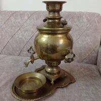 سماور روسی ده مهر|کلکسیون اشیاء عتیقه|تهران, میدان ولیعصر|دیوار