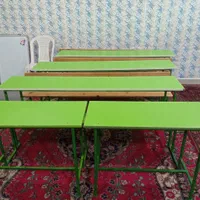 فروش فوری میز و نیمکت مدرسه با قیمت استثنایی|صندلی و نیمکت|رشت, شهرک قدس|دیوار