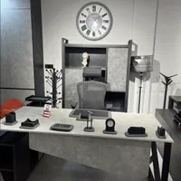 میز و صندلی مدیریت/مبلمان اداری//نیم ست کارمندی