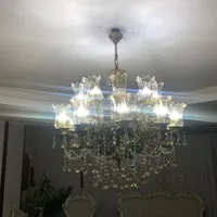 دو عدد لوستر برنز ۲۰شاخه و ۱۰شاخه ست هم