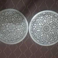 سینی مسی کار دست قدیمی|صنایع دستی و سایر لوازم تزئینی|کرج, حصارک|دیوار