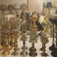 چینی آباژور شمعدان کادویی رومیزی کنار‌سالنی  سنگی|چراغ خواب و آباژور|مشهد, کوثر|دیوار
