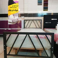 تختخواب ۱یکنفره نیکفرجام مدل تمام فلز سون|تخت و سرویس خواب|مشهد, سپاد|دیوار