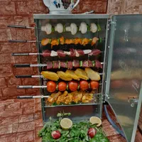 کباب پز دادیسان ۲۸سیخ موتور دار ۲طرفه بدون دودوبو