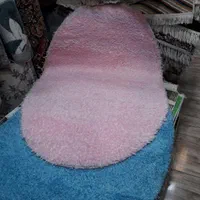 فرش بیضی فلوکاتی پرزدار شقی سایز ۱×۱/۵|فرش|تبریز, |دیوار
