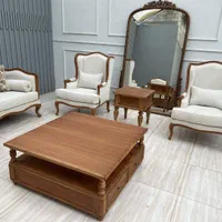 مبل استیل سلطنتی کلاسیک فرانسوی(تمام راش رنگبندی)|مبلمان خانگی و میز عسلی|مشهد, خواجه ربیع|دیوار