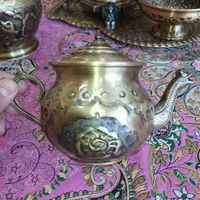 سماور شب یلداذغالی وگازی ۹لیتری برنجی آنتیک ضخیم|سماور، چای‌ساز، قهوه‌ساز|مشهد, چهارباغ|دیوار