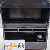 منقل کبابی ذغالی/گازی جزو لوازم جیگرکی استیل صنعتی|کافی‌شاپ و رستوران|اصفهان, تخت فولاد|دیوار