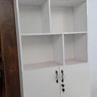 کتابخانه|کتابخانه، شلف، قفسه‌های دیواری|بندر گناوه, |دیوار