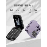 گوشی دکمه ای تاشو طرح آیفون i16 pro کلاسیک