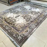 فرش ۳در۴ کلکسیون افشان و‌ ترنج در رنگ بندی