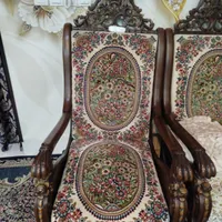 مبل قالی با فرش دست باف کرمان