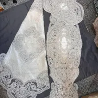سرویس پنج تکه دانتل ترک رومیزی عمده وتک|پرده، رانر، رومیزی|تهران, بازار|دیوار