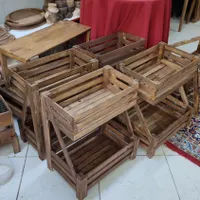 جا سیب پیازی  چوبی  جهزیه|آب‌چکان و نظم‌دهنده ظروف|اصفهان, رزمندگان|دیوار