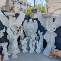 مجسمه فرشته بالدار فایبرگلاس مقاوم شیک محوطه ای