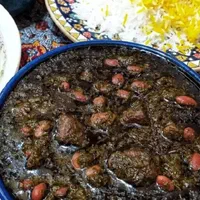 سبزی قرمه خشک تازه خانگی تفت داده شده خوش عطر طعم