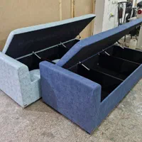 پاف باکسدار سه منظوره ، تخت باکس دار