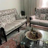 مبلمان چوبی ۷ نفره به همراه میز نهارخوری ۸ نفره|مبلمان خانگی و میز عسلی|تهران, منیریه|دیوار