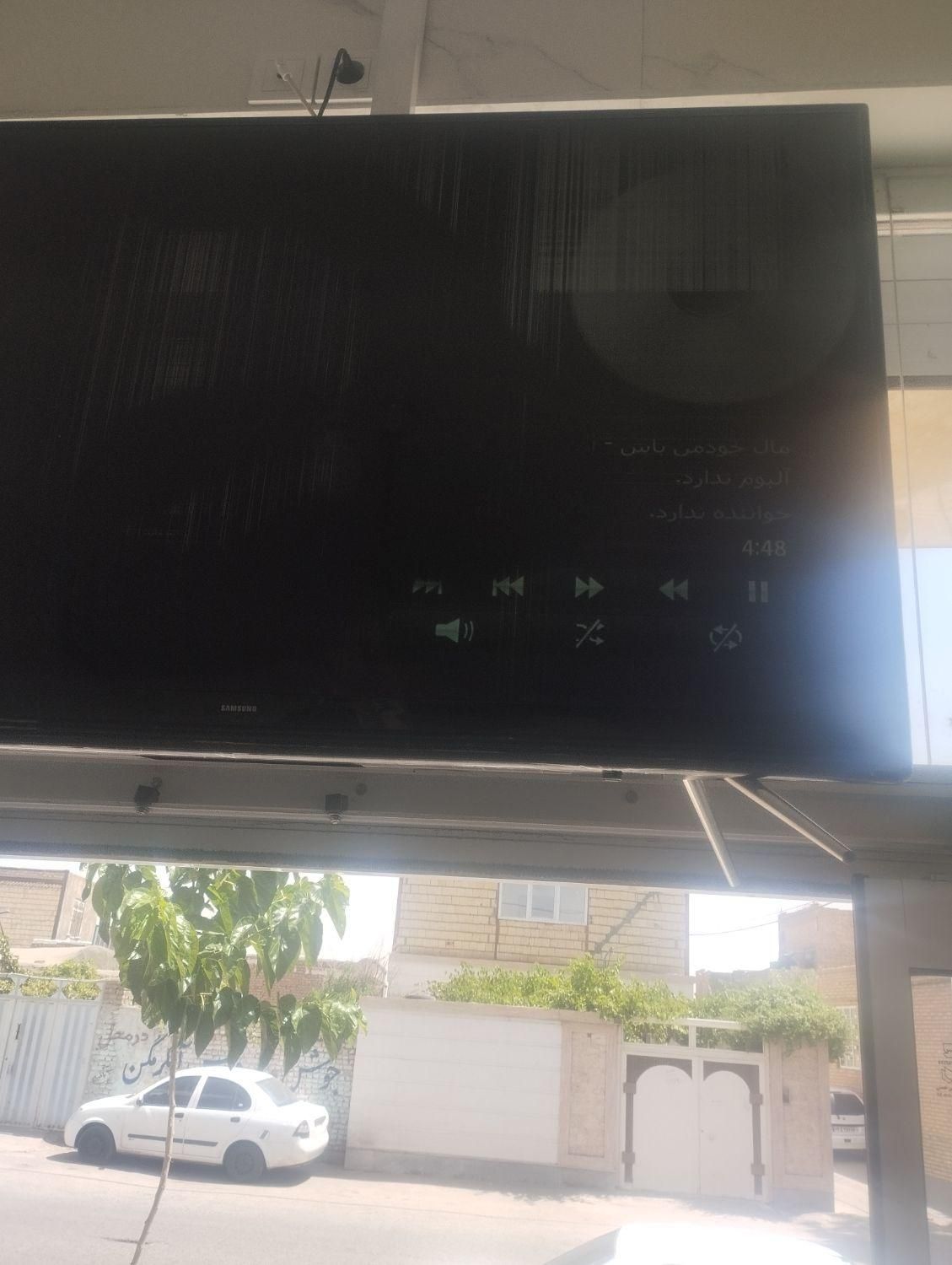 تلویزیون سامسونگ 49اینچ پنل شکسته قیمت 3500|تلویزیون و پروژکتور|تربت جام, حافظ|دیوار