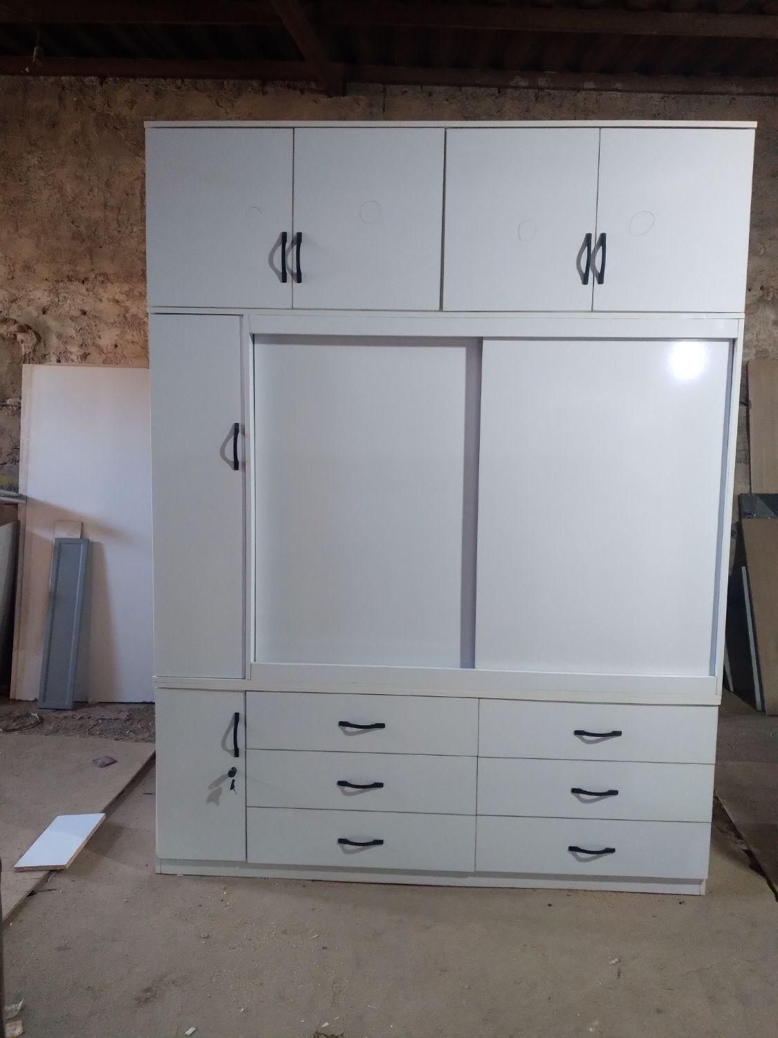 کمد دیواری متحرک 6 کشو|جاکفشی، کمد، دراور|پاکدشت, پاکدشت (مامازند)|دیوار