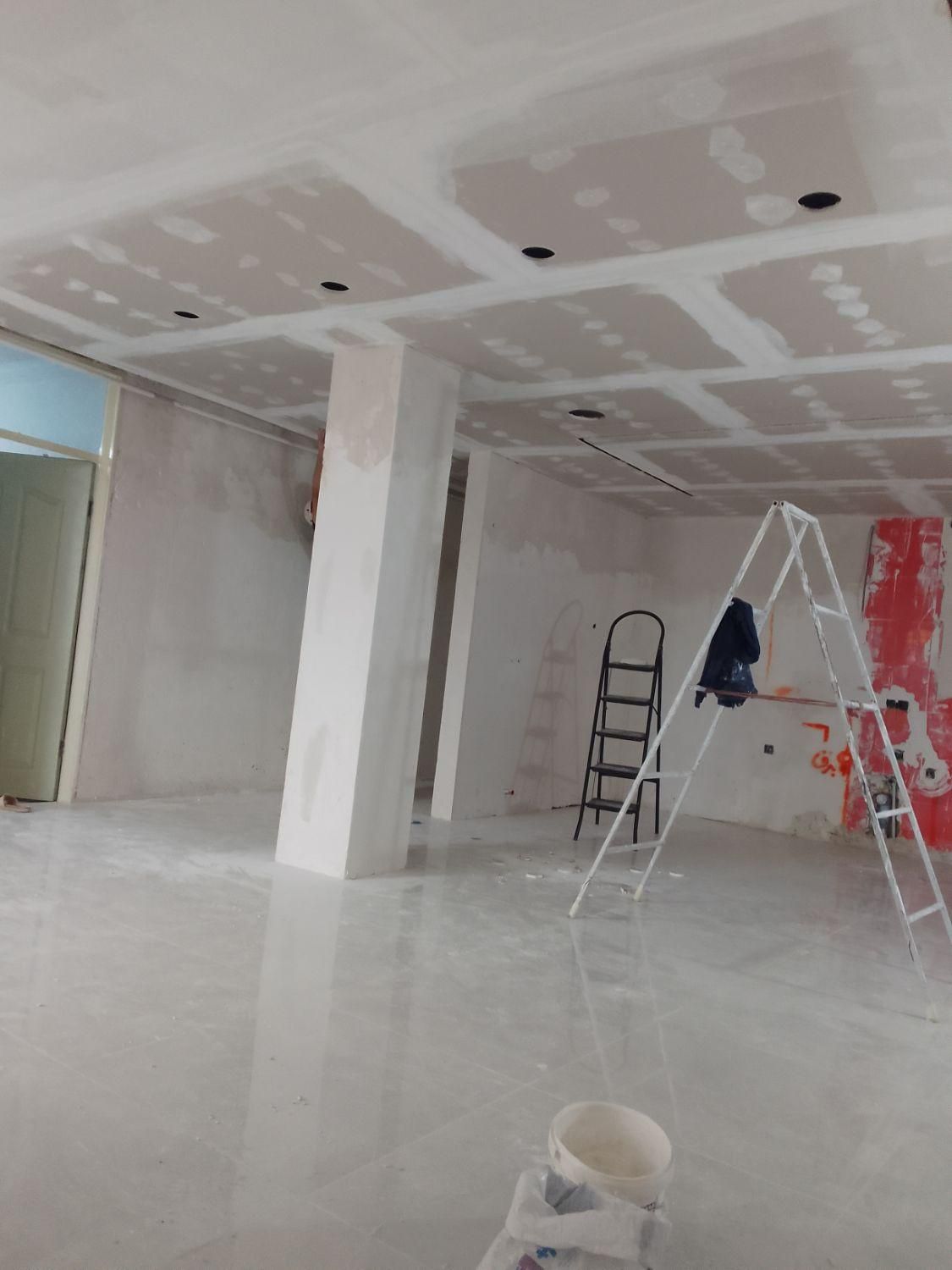 رنگ آمیزی ساختمان دیوار درب پنجره کناف وغیره|خدمات پیشه و مهارت|جیرفت, |دیوار