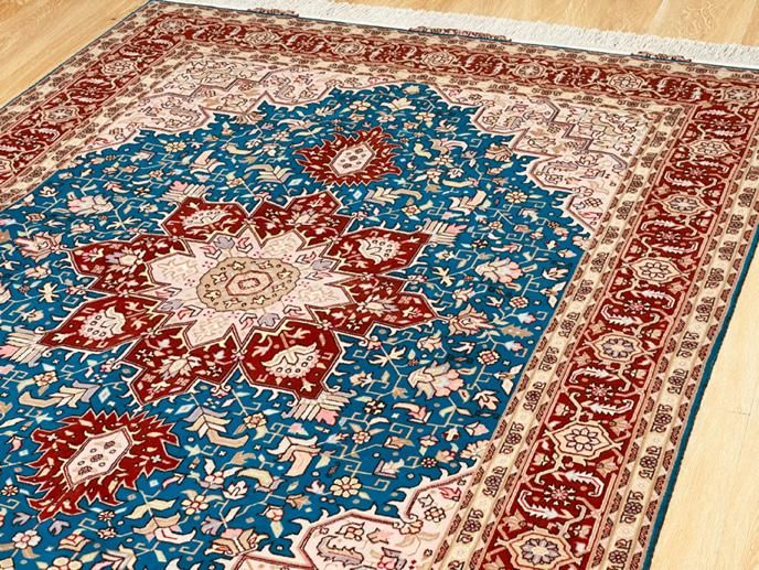 فرش ۳ متری تبریز طرح هریس زمینه فیروزه ای|فرش|تهران, سلسبیل جنوبی|دیوار