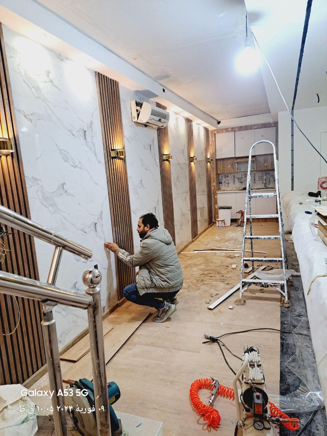 نصب کابینت ماربل،ترمو پارکت اشکاف قرنیز تی وی وال|خدمات پیشه و مهارت|مشهد, طبرسی شمالی|دیوار