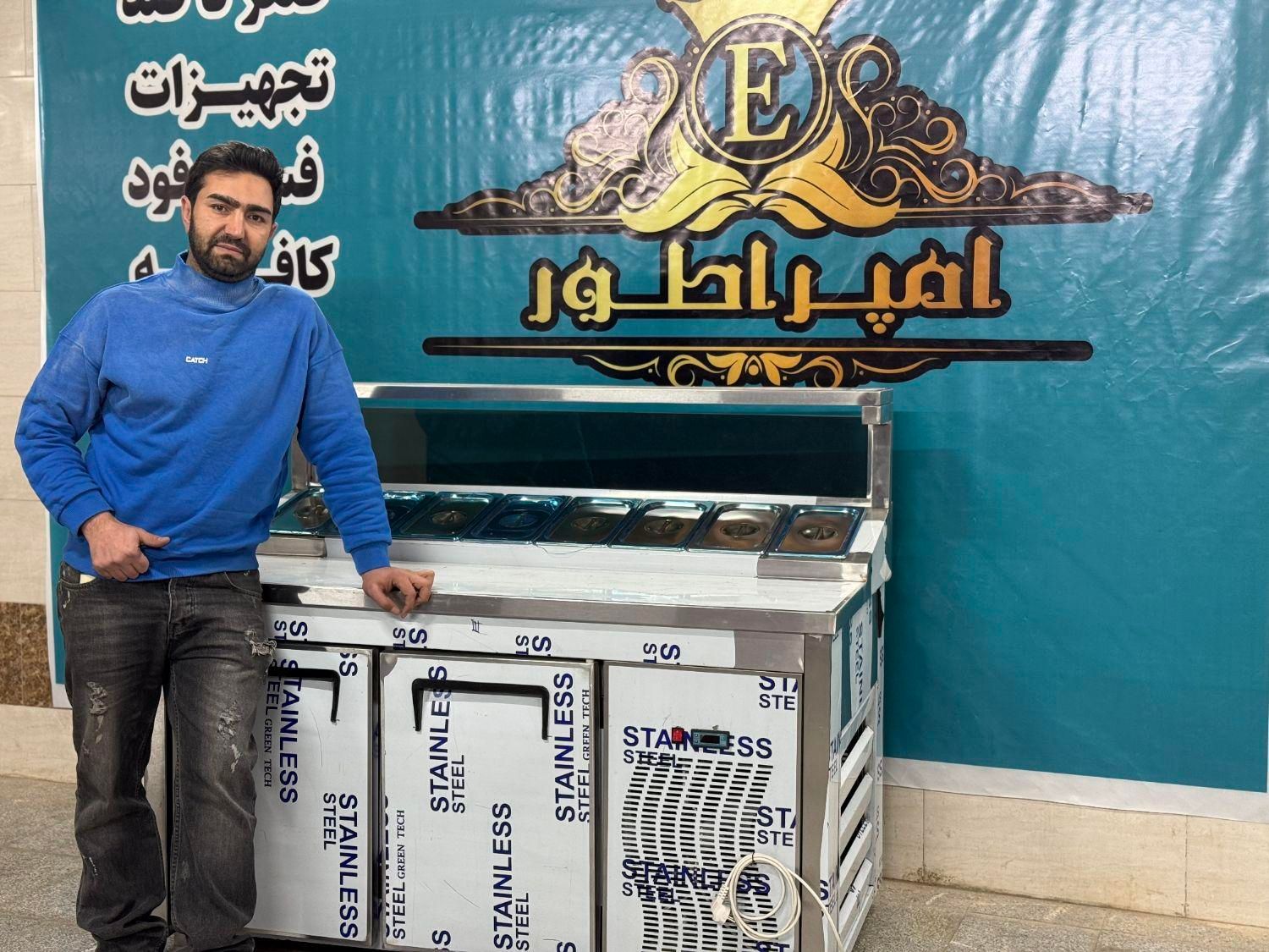 تاپینگ زیر گریل میز کار سینک بنماری، فست فود|کافی‌شاپ و رستوران|تهران, یافت‌آباد|دیوار