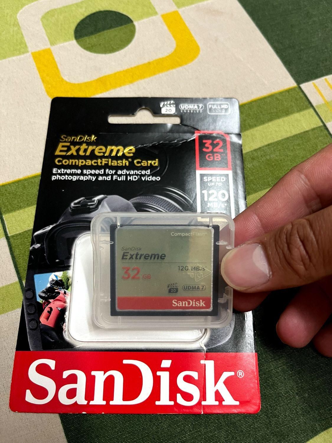 کارت حافظه Sandisk CF 32GB رم ریدر FB|دوربین عکاسی و فیلم‌برداری|تهران, دهکده المپیک|دیوار