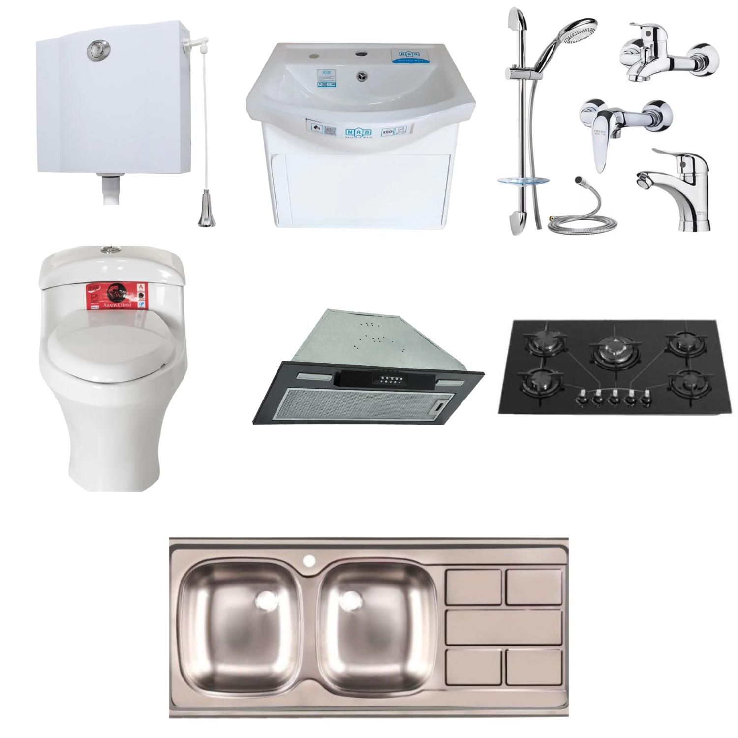 پکیج شیرالات هود سینک گاز روشویی و...|مصالح و تجهیزات ساختمان|پردیس, فاز ۱۱|دیوار