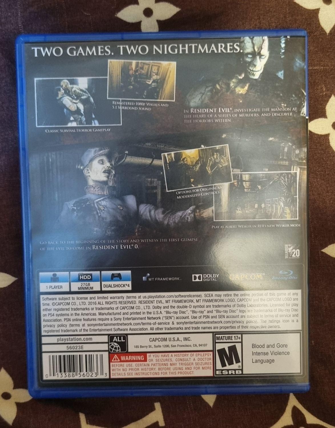 دیسک Resident Evil Origins Collection برای PS4|کنسول، بازی ویدئویی و آنلاین|رشت, منظریه|دیوار